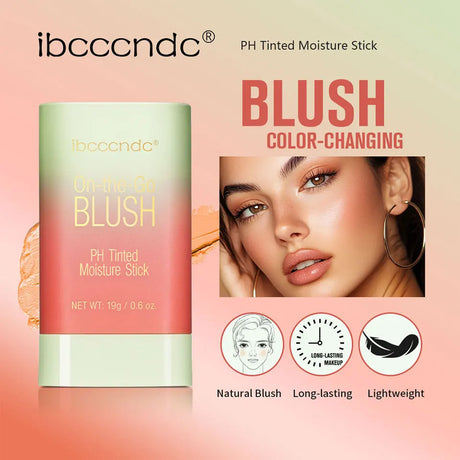Temperature Change 3-in-1 Cheek Lip Tinted pixiBlush Stick Temperature Change Blush Makeup Products Cosmetic Palette Stick Face