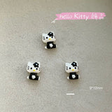 50Pcs/Pack Potdemiel cat Trendy Nail Charms - Cute Resin Cat Nail Art, Press-On Nail Decor for Kawaii Manicures
