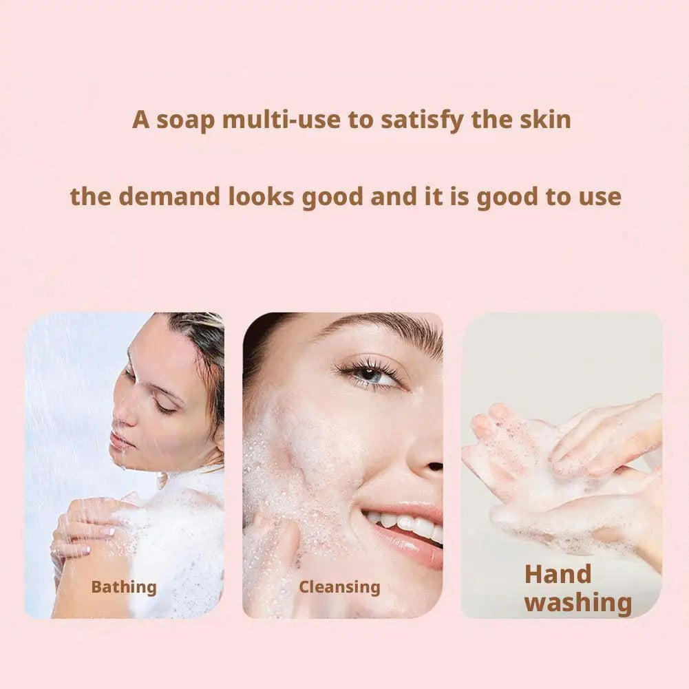 Crystal Clear Transparent Grape Shaped Soap Bar Lovely Fruit Simulation Grape String Soap with Natural Fragrance Home Bathroom