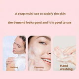 Crystal Clear Transparent Grape Shaped Soap Bar Lovely Fruit Simulation Grape String Soap with Natural Fragrance Home Bathroom