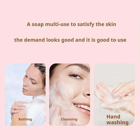 Crystal Clear Transparent Grape Shaped Soap Bar Lovely Fruit Simulation Grape String Soap with Natural Fragrance Home Bathroom