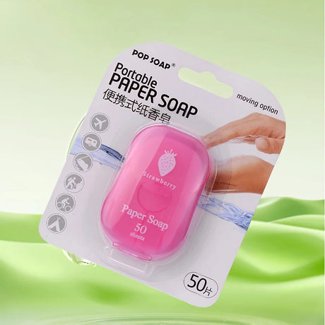 Ultimate Portable Paper Soap Sheets For Outdoor Travel， disposable hand washing travel soap