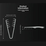 New Volumizing Wide-Tooth Hair Styling Comb Textured Styling Comb Korea Style Seam Covering Bangs Hair Combs For Men