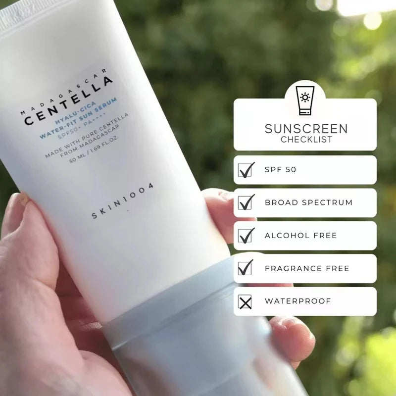 Korean SKIN1004 Centella Air-Fit Sun Cream SPF50+50ml Calming Repair Sensitive Skin Non-greasy Beauty Lightweight Non-greasy