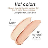 Snail Collagen BB Cream Mushroom Head Air Cushion CC Cream Face Concealer Brightening Moisturizing Foundation Cream Waterproof
