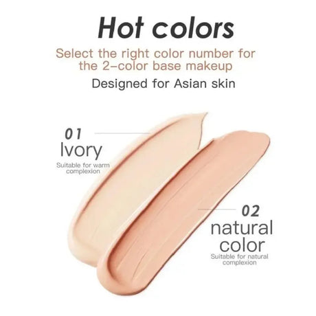 Snail Collagen BB Cream Mushroom Head Air Cushion CC Cream Face Concealer Brightening Moisturizing Foundation Cream Waterproof