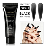 LIMEGIRL 25Colors Poly Extension Nail Gel For Nails Art Acrylic Manicure Design UV Varnishes Semi Permanent Quick Extension Gel