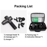 Massager Body Neck Back Deep Tissue Muscle Relaxation Pain Relief Fitness Fascial Massage Gun Electric Percussion Pistol