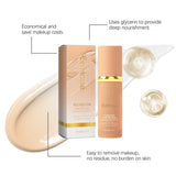 4-in-1 Liquid Foundation Spf 50+ Magic Color Changing Matte Long-Lasting Waterproof Sweating Moisturizing Coverage Makeup Base