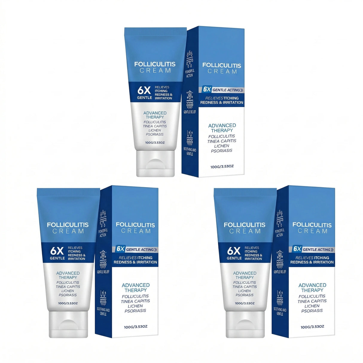 Folliculitis Cream Reduce Redness Relieve Itching Soothing Stimulating Herbal Gentle Smoothing Nourishing Care Cream