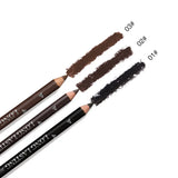2pcs MENOW 3 Colors Long Lasting Waterproof Eyebrow Pencils Double Use Wooden Pole Eyeliner Permanent Makeup Tattoo Accessories