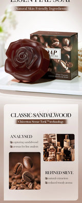 100g Coffee Handmade Soap Cleansing The Body Hand Wash Soap   Essential Oil Moisturizing Product Body Care Dry Skin Prevent Dry