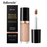 Lakerain 5-Color Waterproof Concealer Matte High Coverage Oil-Control Foundation For Acne Scars And Dark Circles Cosmetics