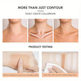 Dual-ended contour stick, facial foundation, concealer, long-lasting dark circles, correcting contour concealer, makeup