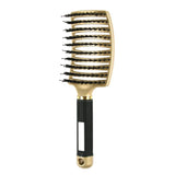 Salon Hairdressing Nylon Bristle Massage Comb for Women Wet Curly Hair Styling Tool, Suitable for Wet Hair Styling and Daily Use