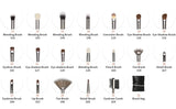 DUcare Black Makeup Brush Professional Makeup Eyeshadow Foundation Powder Soft Synthetic Hair Makeup Brushes Brochas Maquillaje