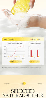 1/2pcs SADOER Sulfur Mite Removing Facial Soap Universal Handmade Soap for Body Face Wash Foam Moisturizing Facial Cleanser