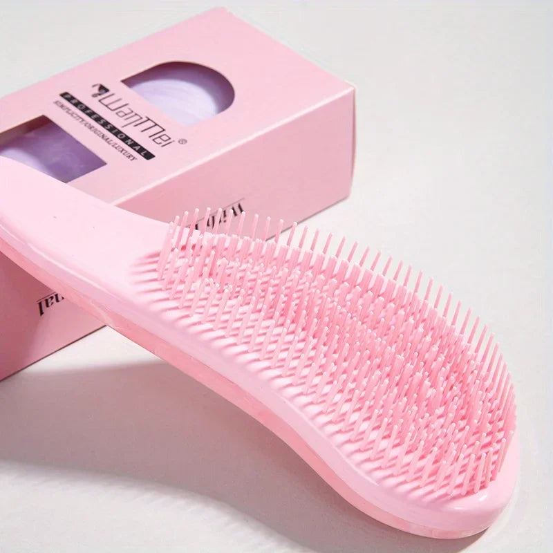 1pcs Detangling Hairbrush Soft Scalp Massage Comb Anti-static Gentle Grooming Brush Salon Hair Styling Brush Accessories Tools