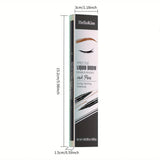 Waterproof Dual-Tip Liquid Eyebrow Pencil, Available in Light Brown, Brown, Dark Brown, Dark Black, and Black, Multi-Pack, for Natural Eyebrow Makeup, Quick-Drying, Sweat-Proof, Smudge-Proof, with Eyebrow Brush, Dual-Tip Liqu