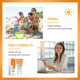 SPF40 Tinted Moisturizing VC Sunscreen Skin Protection Refreshing Makeup Sunscreen Cream UV Anti-aging Resistance Sunscreen