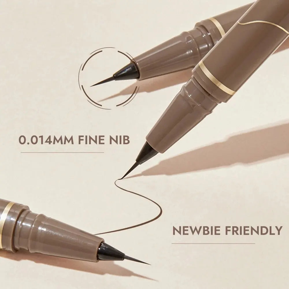GECOMO Liquid Eyeliner 0.01mm Super Slim Waterproof Quick Dry Long Lasting Color No Smudging Eyeliner Pencil