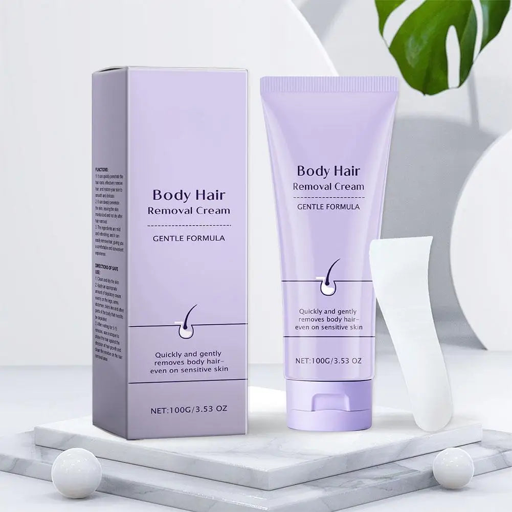 Honey peach Hair removal cream  Hair Growth Inhibitor Gentle Fast Painless Hair removal for Arm Armpit Legs Intimate Areas