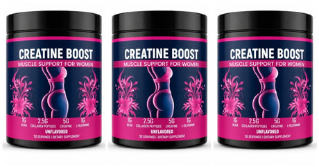 Creatine for Women Booty Builder Supplement with Collagen & BCAA Supports Muscle Development Post-Workout Recovery Elasticity