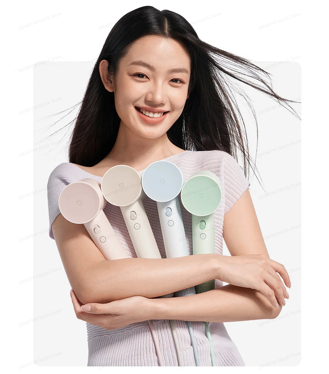 2026 New MIJIA High-Speed Hair Dryer,110000rpm,62m/s Powerful airflow,8 Airflow Mode,347g 4 Color,CN Version With Adapter
