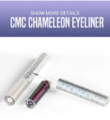 CHARMACY Duochrome Glitter Liquid Eyeliner Long Lasting Waterproof Smudgeproof Ultra Fine Tip Eye Liner Women Makeup Cosmetics