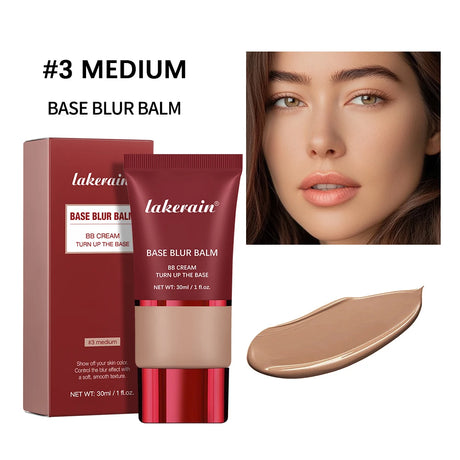 5 Colors Matte Liquid Foundation Base Sweat Resistant Smooth Cover Blemish Pores Natural Matte Finish Lightweight Face Makeup Cosmetic Base