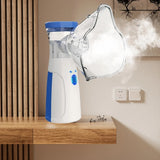 Mini Facial Steamer Rechargeable Silent Mesh Nebulizer Handheld Portable Nebulizer Humidifier Face Rehydration Skin Care Tools