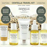 SKIN1004 Madagascar Centella Travel Kit, Mini Soothing Repair Hydrating Skincare Set For Sensitive Dry Skin Daily Travel Gift
