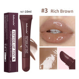 10ml Peptide Lip Mask Gel Moisturizing Lip Treatment Soften Dry Flaky Lips Lipstick Base Primer Nourishing Lip Cream Daily Lip Care Cosmetic For Women Girls