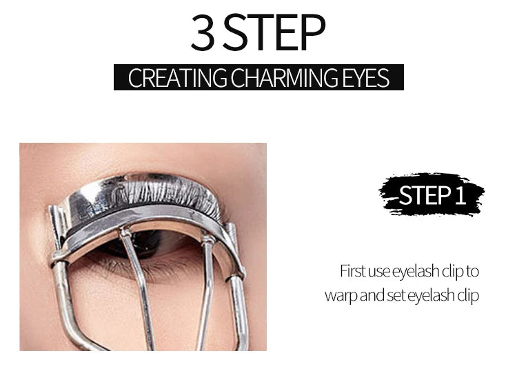 YANQINA Liquid Eyeliner Pencil 4D Waterproof Mascara Set Cosmetics Eye Liner Thick Curling Mascara Eyebrow Pencil Eyes Makeup