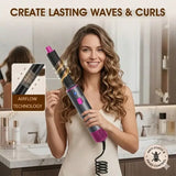 1 Set 5 In 1 Multifunctional Hair Dryer Styling Hot Air Brush Set For Women Girls Home Salon Travel Daily Use Birthday Mother's Day Christmas Holiday Gift Hair Drying Curling Straightening Volumizing Tool Hair Dryer Styling H