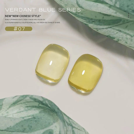 MN 12ML Selling Mint Mambo Gel Nail Polish ilky Green Blue-green Series Gel Polish Blue Nails Green Nail Summer Nail Spring Nail