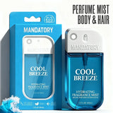 BODY & HAIR FRAGRANGE MIST For Men, 8 Differect Scent Perfume Spray, Long-Lasting Fragrance, Perfect For Dates, Parties & Gift,
