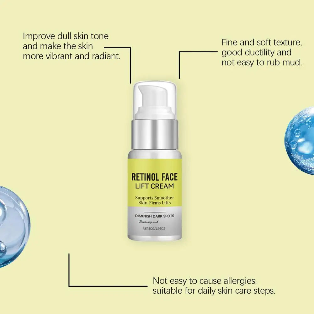 Retinol Serum Nourishes Moisturizes Firms The Skin Reduces Fine Lines And Dark Circles Minimizes Pores Antioxidant Anti-aging