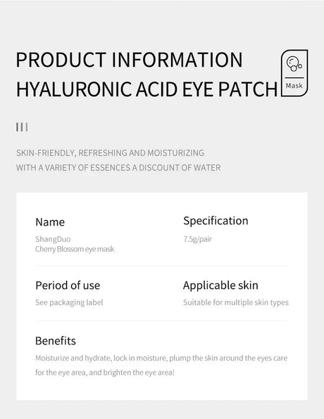 Collagen Eye Mask Essence Sakura Wrinkle Removing Eye Care Patches Fade Fine Line Anti Dark Circles Bag Anti-Puffiness Eye Care