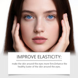 Instant Eye Care Cream With Brush Lasting Moisturizing Firming Smoothing Fine Lines Anti-Aging Eye Bag Removal Skin Care