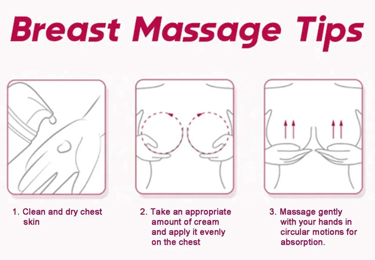 Natural Breast Enlargement Cream Chest Lift Firm Enhancer Care Oil Butt Breast Plump Growth Massage Boobs Bigger Sexy Body Care