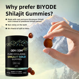1 bottle of Shilajit gummies Vegetarianism regulates immunity balances nutrition and maintains energy and health