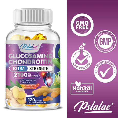 Glucosamine Chondroitin MSM Turmeric Boswellia - Joint Health and Joint Function Support - Glucosamine Sulfate Mobility FormulaC
