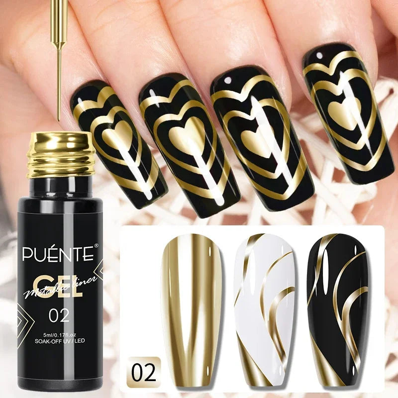 PUENTE 7.5ML Nude Shade Moonlight Cat Magnetic Gel Nail Polish Ultra-Bright Cat Eye Soak Off UV Semi-Permanent Varnish Manicure