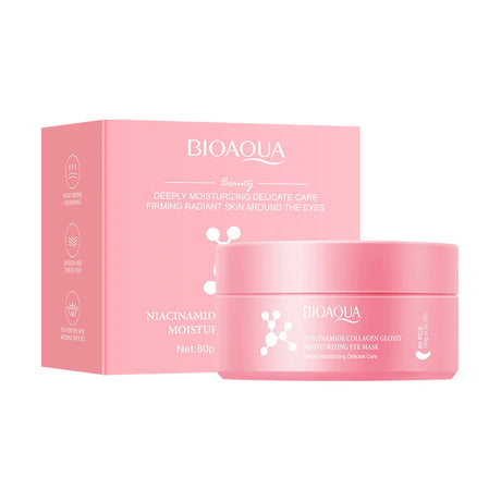 80 Pieces of Niacinamide Collagen Eye Mask, Anti-Dark Circles, Whitening, Anti-Wrinkle, Moisturizing, Anti-Aging Eye Patches
