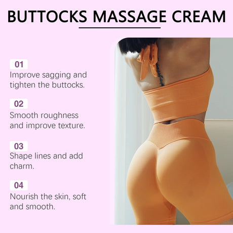 Buttock Enlargement Cream Prevent Sagging Improves Buttocks Skin Loosening Tightening Shaping Firming Lifting Hip Firming Cream