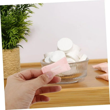50PCS Mini Compressed Towel Disposable Capsules Towel Magic Face Care Tablet Outdoor Travel Cloth Wipes Paper Tissue 2026