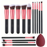 NEW 14PCS Makeup Brushes Set Soft Fluffy Foundation Blush Powder Eyeshadow Blending Female Cosmetics Beauty Tool Christmas Gift