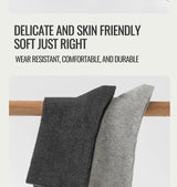 MiiOW Big Size Sock Men Pure Cotton Sock Anti Odor Fat Feet Elastic Widened Loose Sock Compression Sock Elderly Non-Binding Sock