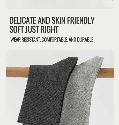 MiiOW Big Size Sock Men Pure Cotton Sock Anti Odor Fat Feet Elastic Widened Loose Sock Compression Sock Elderly Non-Binding Sock